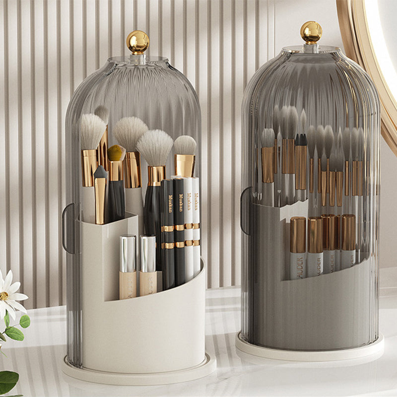 360° Rotating Makeup Brush Organizer Box | zavevo