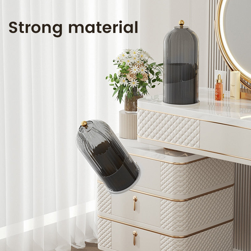 360° Rotating Makeup Brush Organizer Box | zavevo