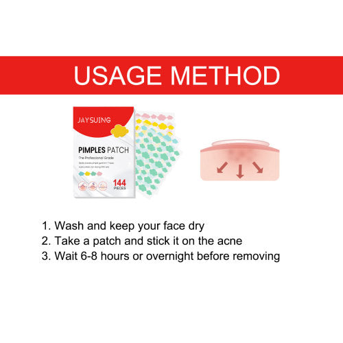 Hydrocolloid Pimple Patches with Witch Hazel