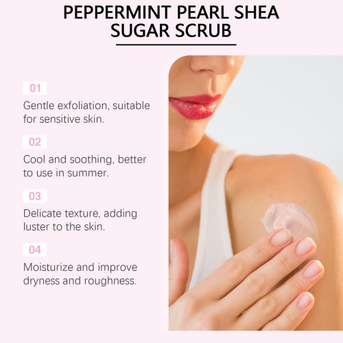 Mint Pearl Body Scrub with Shea & Almond