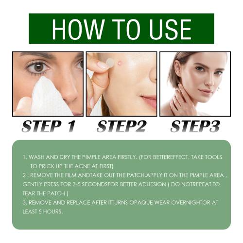 Hydrocolloid Pimple Patches, 24 Pieces