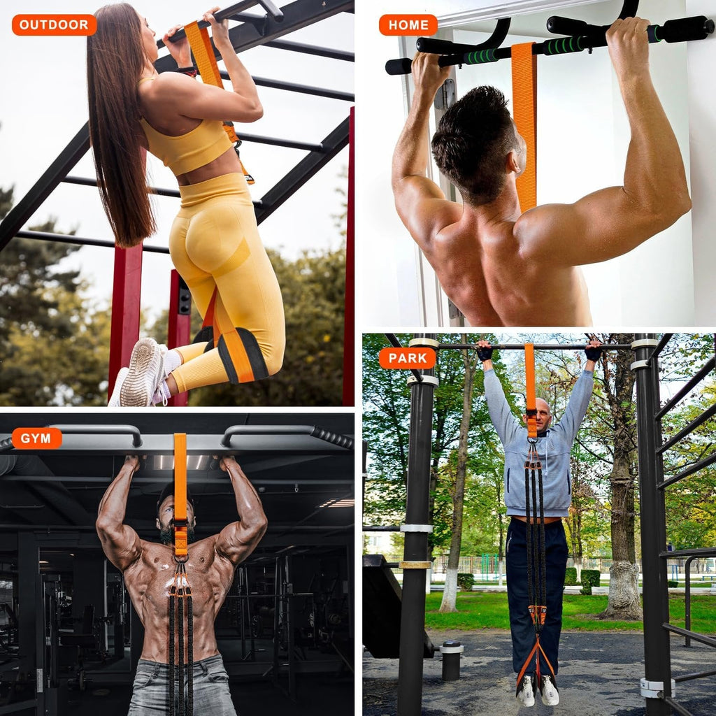 Pull-up assistance band with double foot system | zavevo