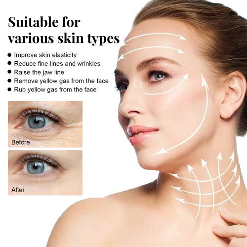 Gold Protein Thread Face Serum Strips, 20 Pcs