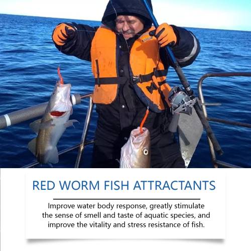 Red Worm Fishing Bait Attractant