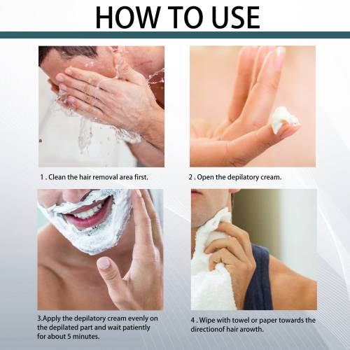 Men's Gentle Hair Removal Cream
