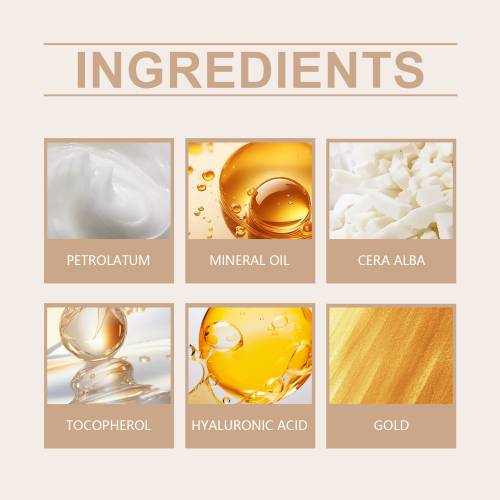 Gold Leaf Color-Changing Lip Balm with Vitamin E
