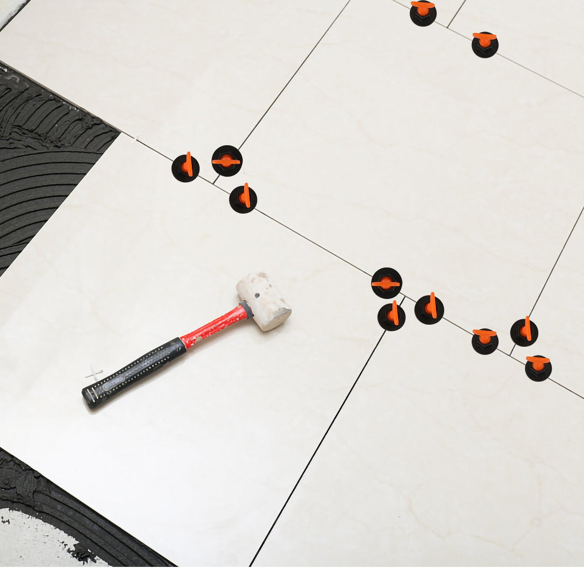 110/220 pieces tile leveler leveling system kits with 4PCS wrenches | zavevo