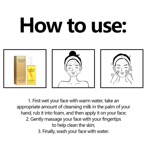 Ginseng Foam Face Cleanser with Niacinamide