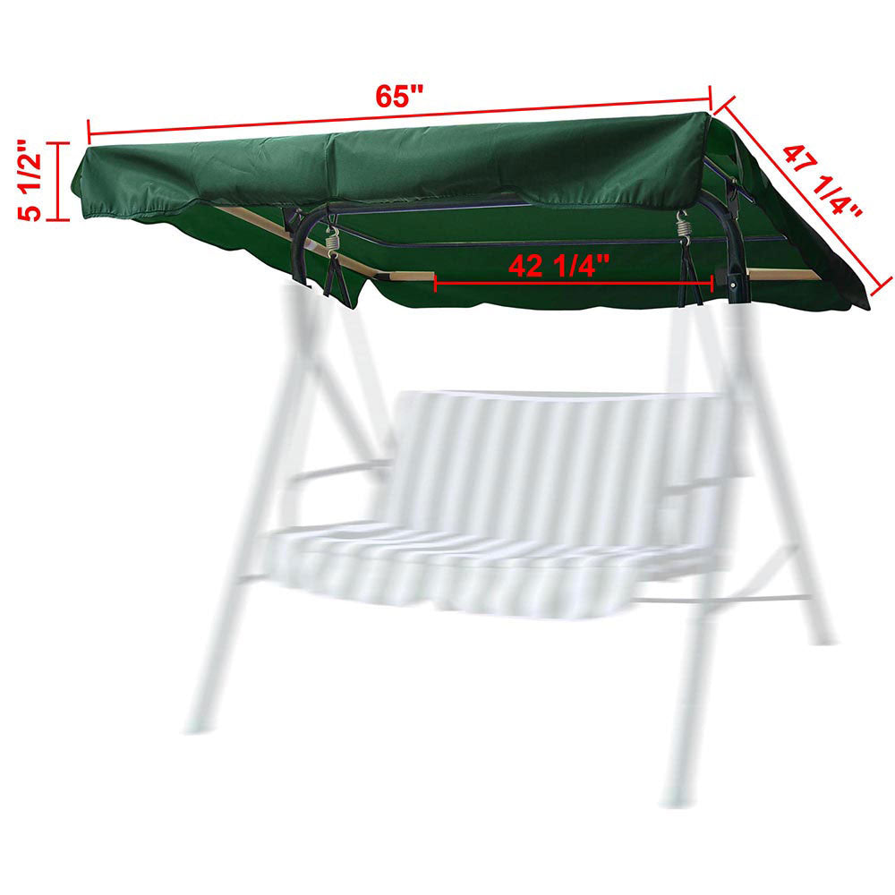 Outdoor Patio Swing Canopy Replacement Color & Size Options