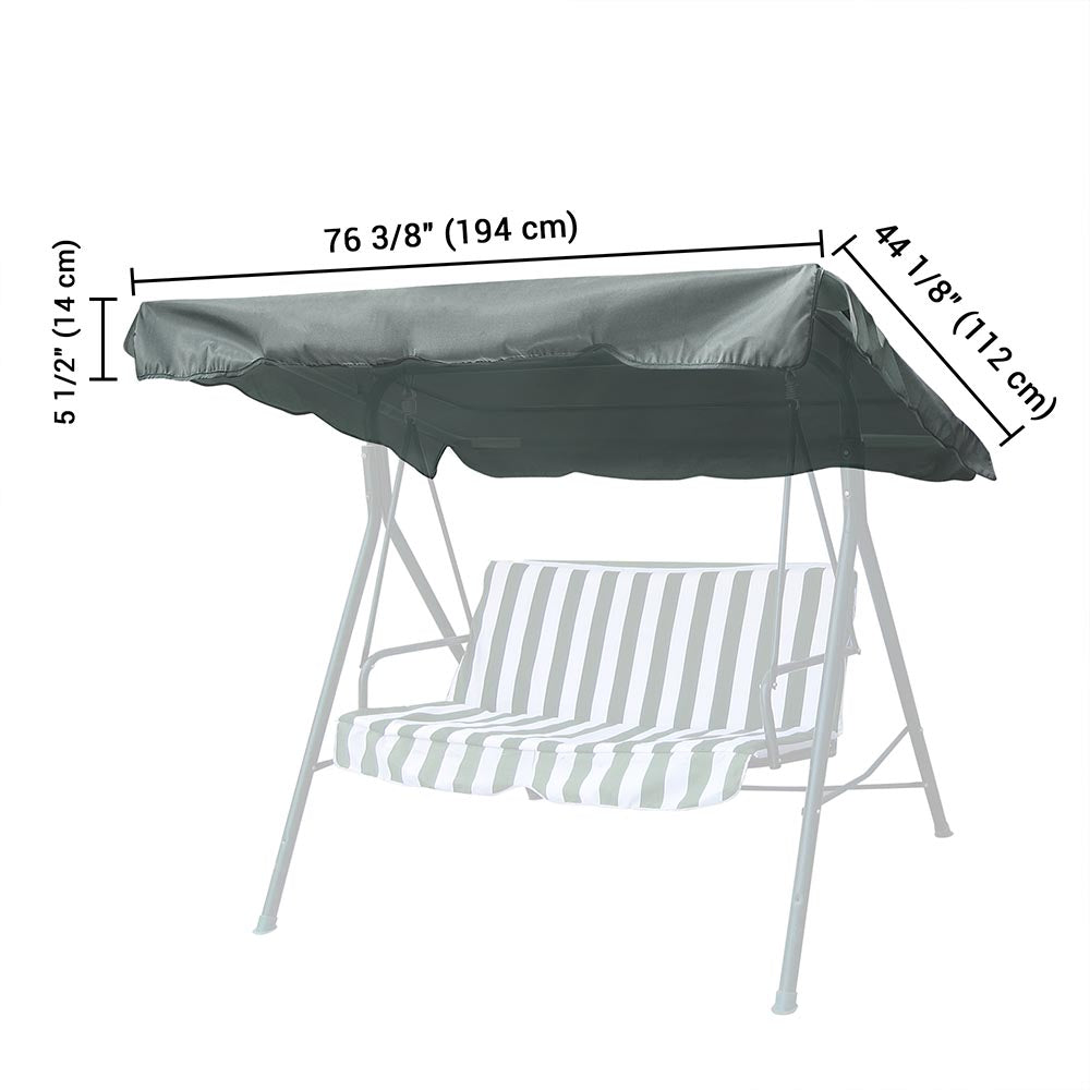 Outdoor Patio Swing Canopy Replacement Color & Size Options