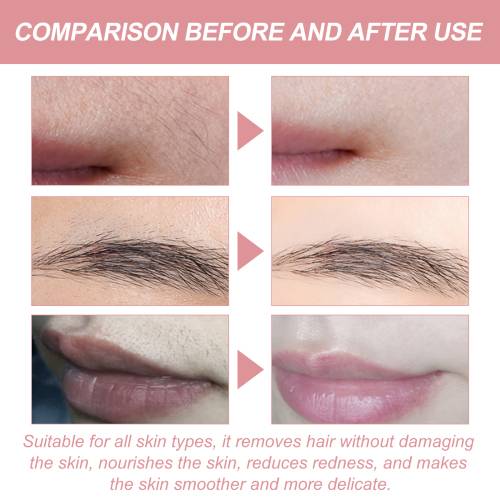 Peach Facial Hair Removal Cream for Women