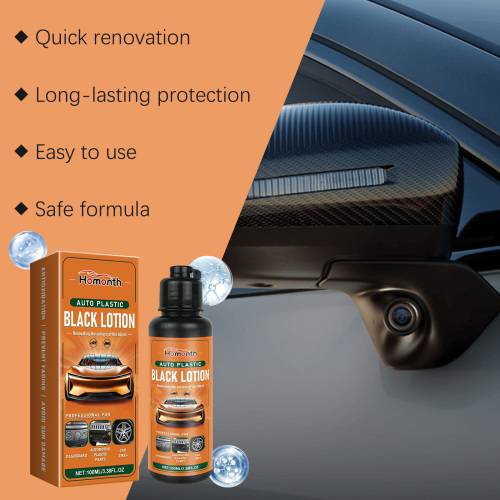 Plastic Trim Restorer, Blackening