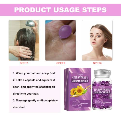 Purple Hair Oil Capsules