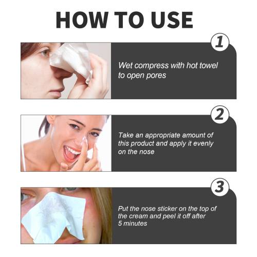 Blackhead Nose Cleansing Cream & Pore Strips