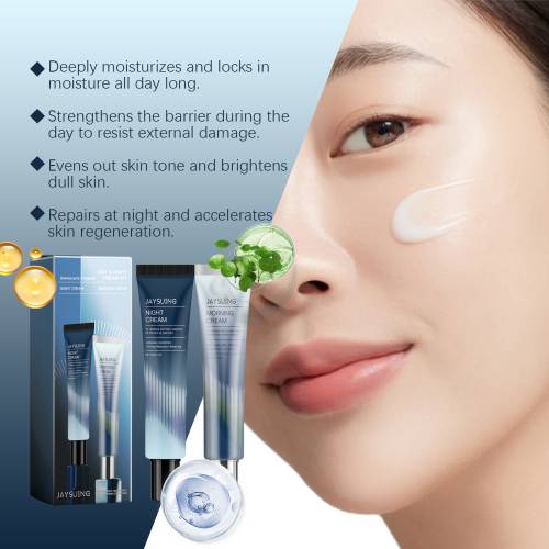 Day & Night Face Cream Set, Moisturizing Skincare Duo