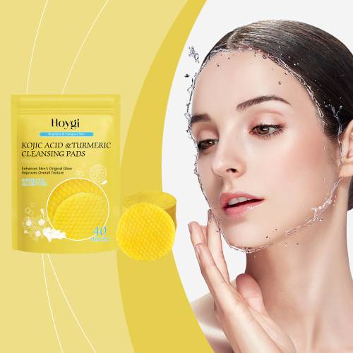 Turmeric Kojic Acid Cleansing Pads, Makeup Removing