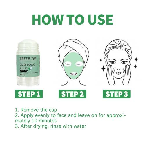 Green Tea Clay Mask Stick for Blackheads