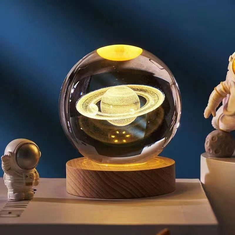 3D Crystal Ball Night Lamp zavevo