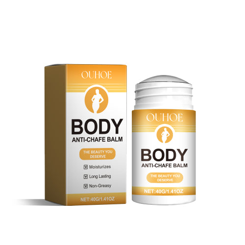 Anti-Chafe Body Balm Stick for Thighs, Arms & Neck, Moisturizing