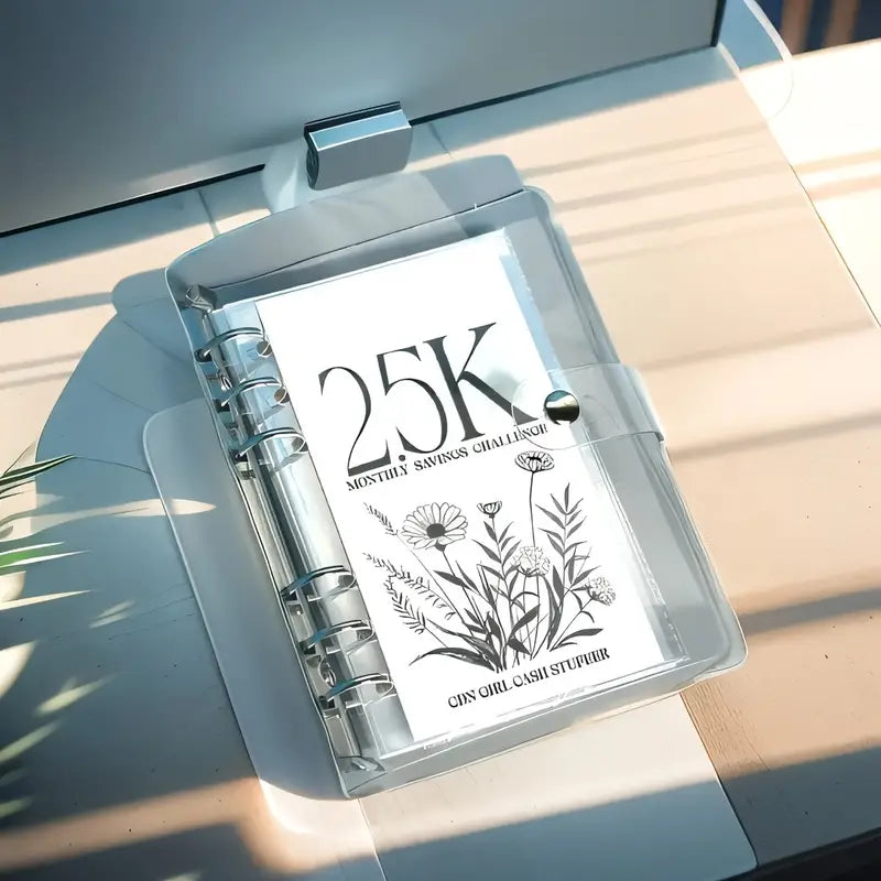 12-Month Envelopes Money-Saving Challenge Binder | zavevo