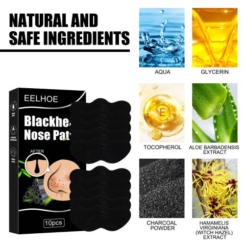 Bamboo Charcoal Nose Strips for Blackheads