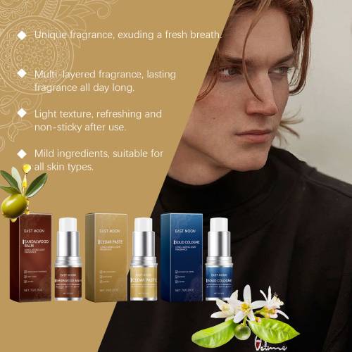 Men's Cedar Solid Perfume Stick