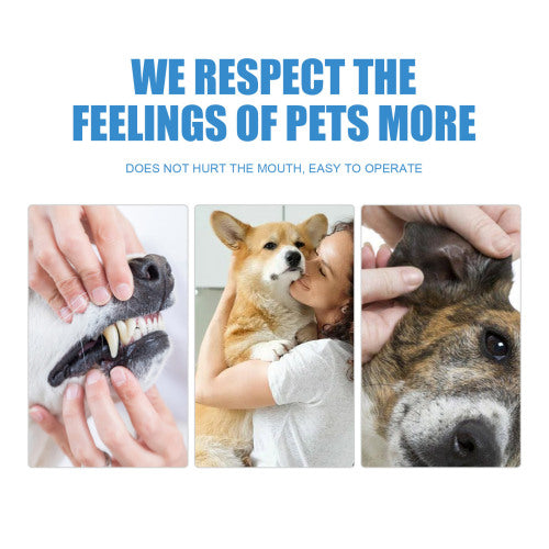 Pet Dental Finger Wipes, Fresh