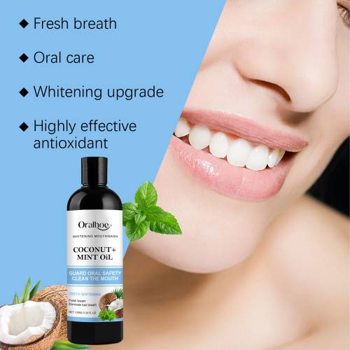 Coconut Mint Oil Pulling Mouthwash