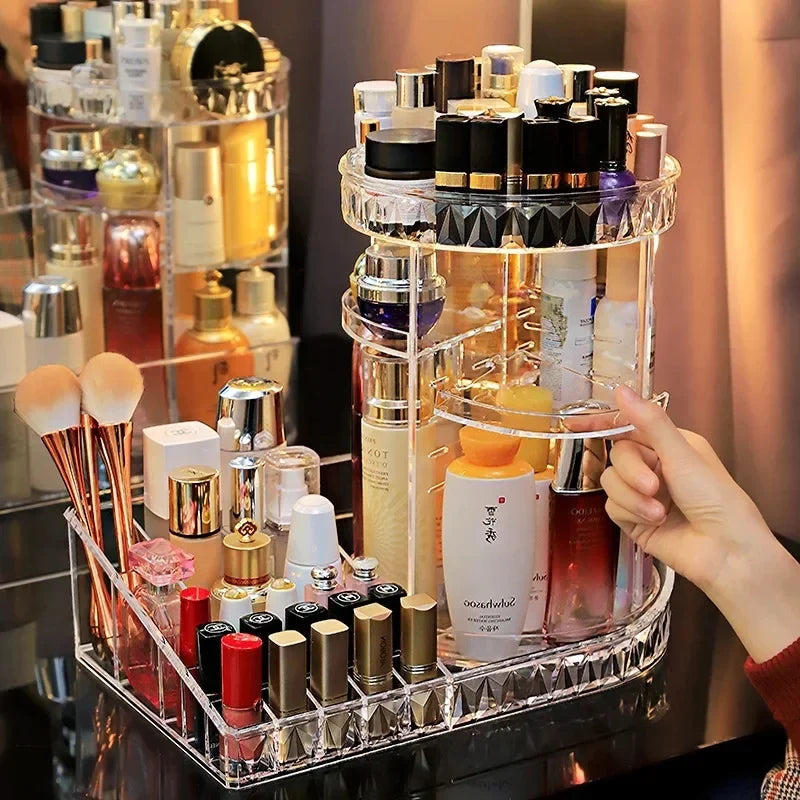 360 Rotating Makeup Beauty Organizer zavevo