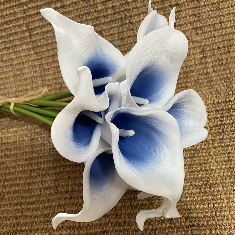 10-Piece Artificial Calla Lily Bouquet with 33 cm Stems