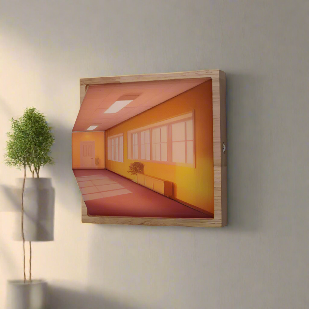 3D-Naked Eye Vision Wall Lamp | Stunning Wall Ambience | zavevo