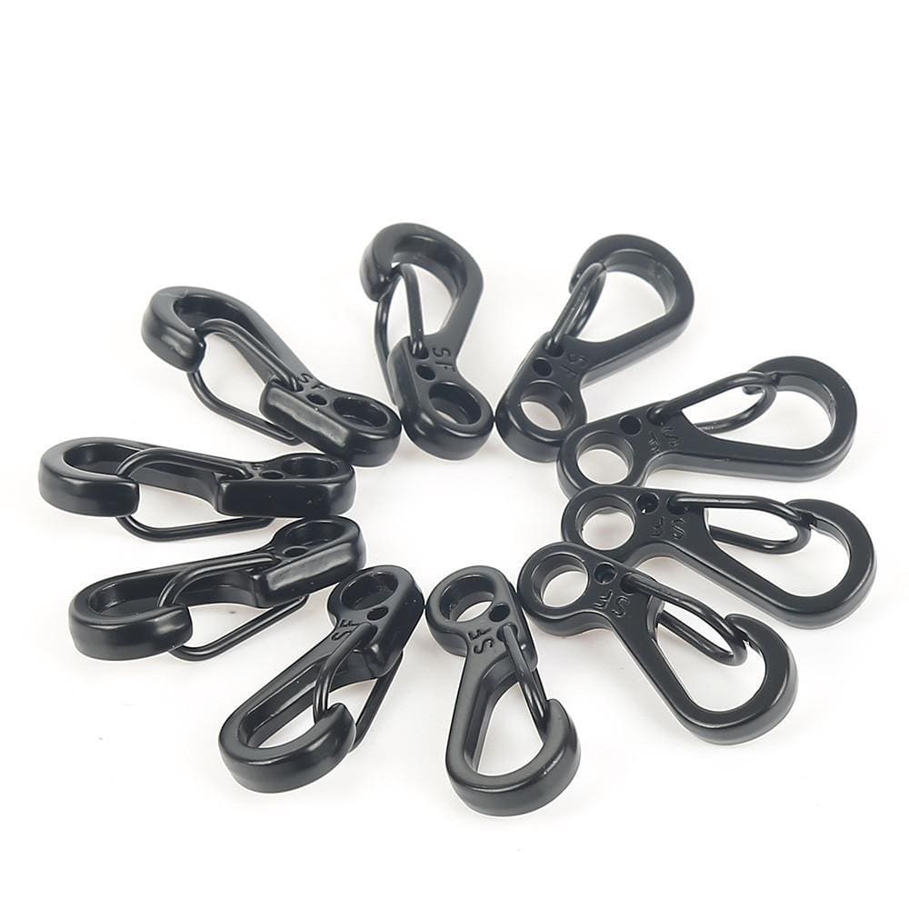 10PCS Mini SF Spring Backpack Clasps & Climbing Carabiners