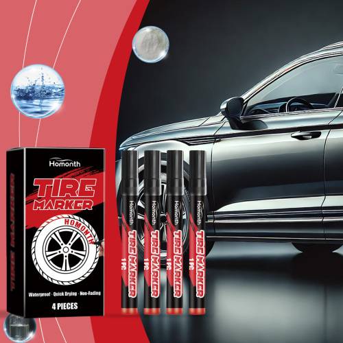 Multi-Color Tire Paint Pen, Portable