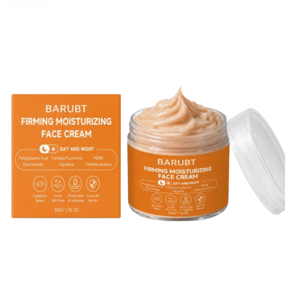 Hydrating Face Cream, Silky Daily Facial Moisturizer for a Dewy Look