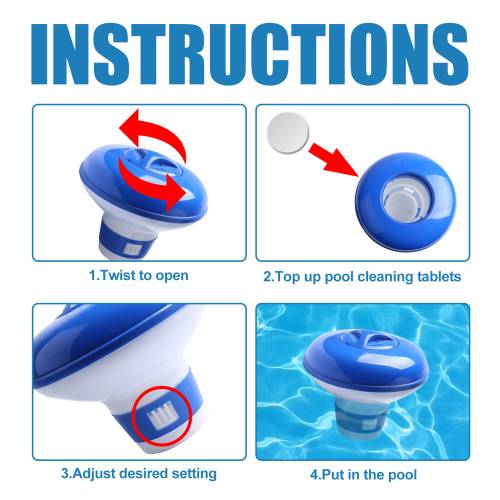 Floating Pool Chemical Dispenser