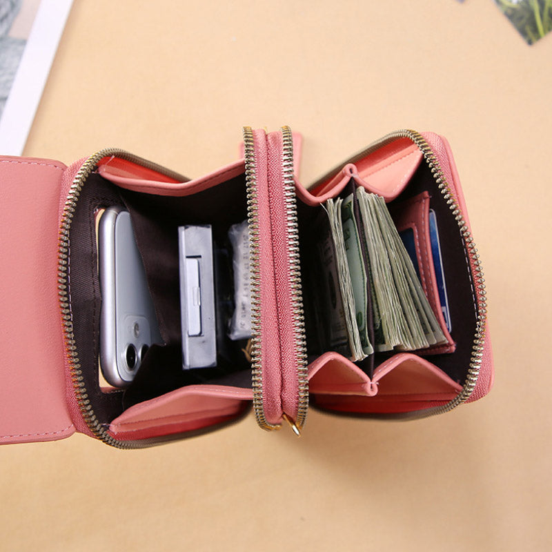 Anti-Theft Leather Bag with Touchscreen | zavevo