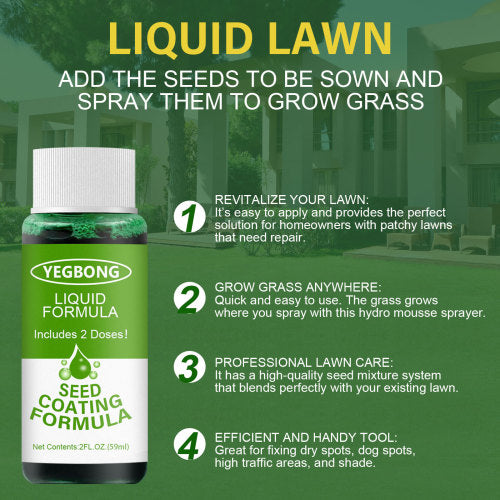 Liquid Lawn Seeding Solution