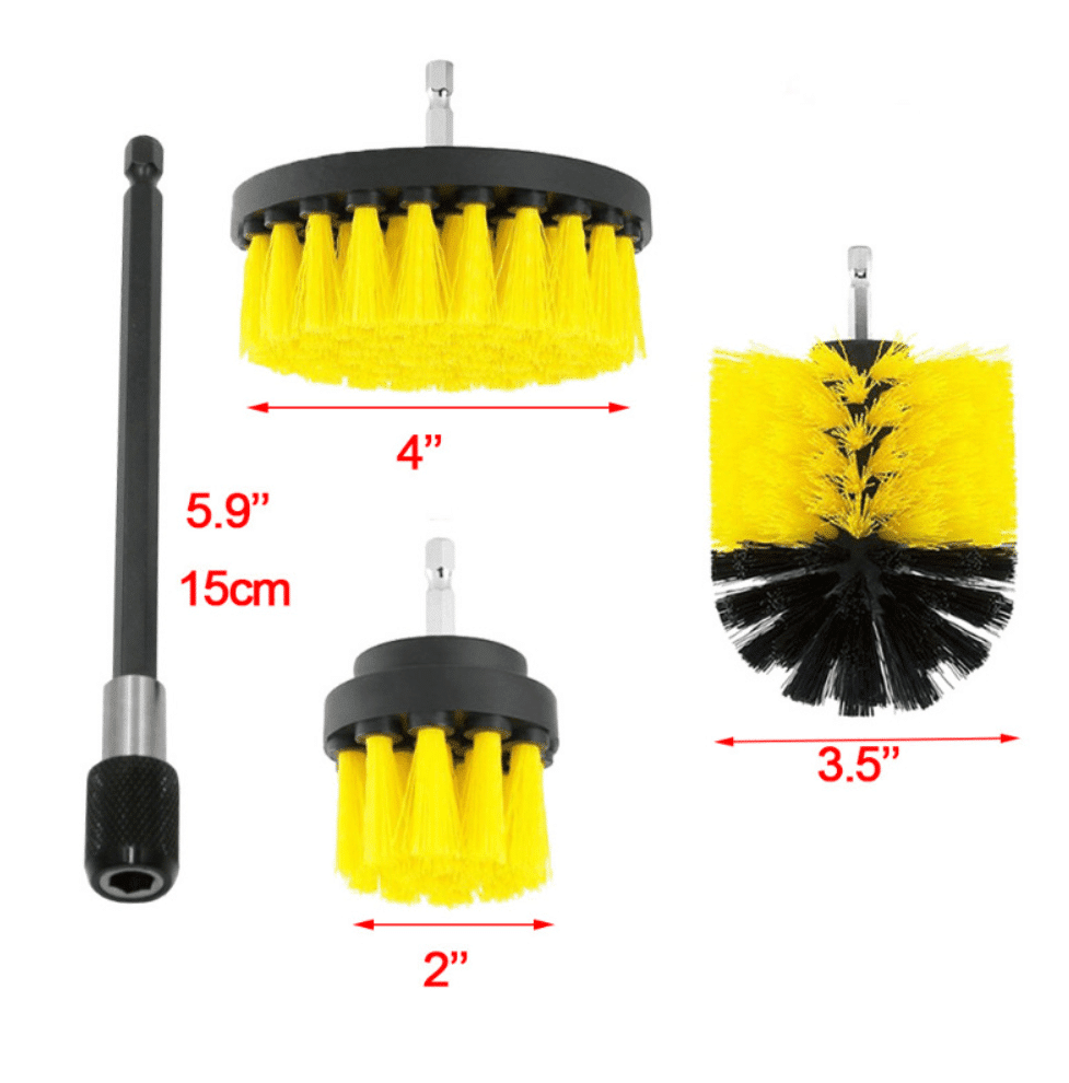 12-in-1 Cleaning Brush Set for Drill | zavevo