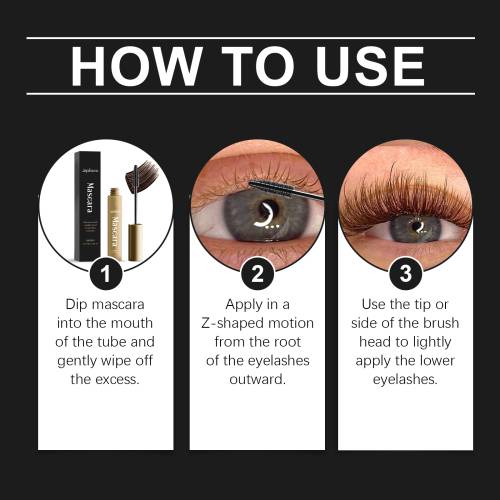 Brown Lengthening Mascara, Waterproof