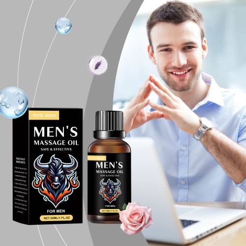 Men's Rose Lavender Massage Oil