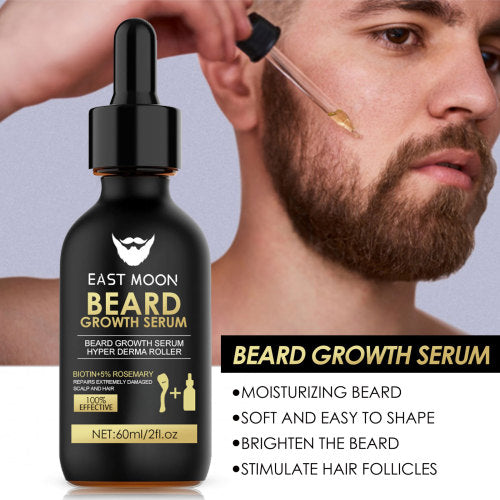 Beard Care Essence & Roller Set