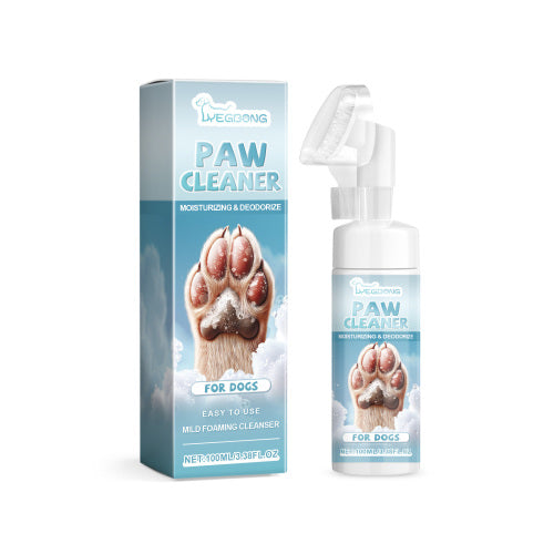 No-Rinse Dog Paw Foam