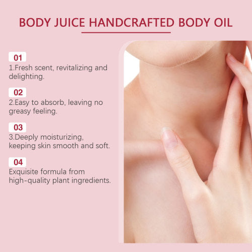 Strawberry Body Oil with Coconut Oil, Moisturizing