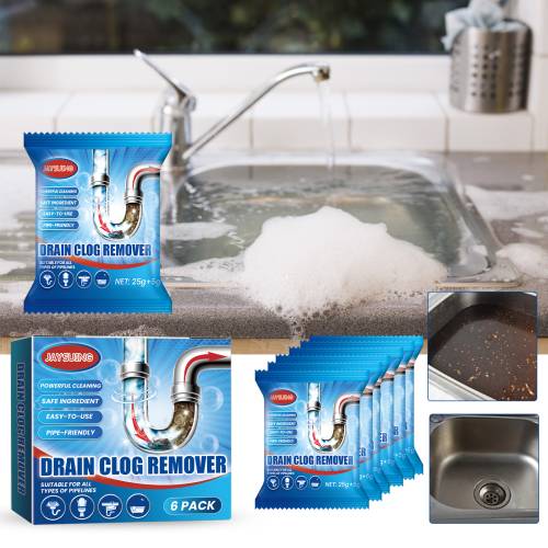 Drain Clog Remover & Deodorizer Powder