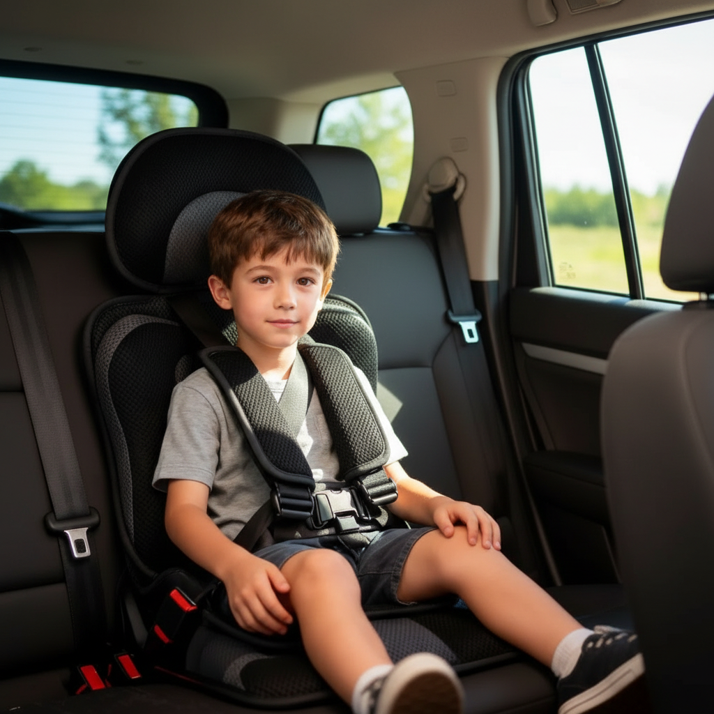 zavevo | Portable & Foldable Child Car Booster Seat