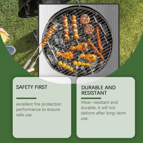 Fire-Resistant Grill Mat