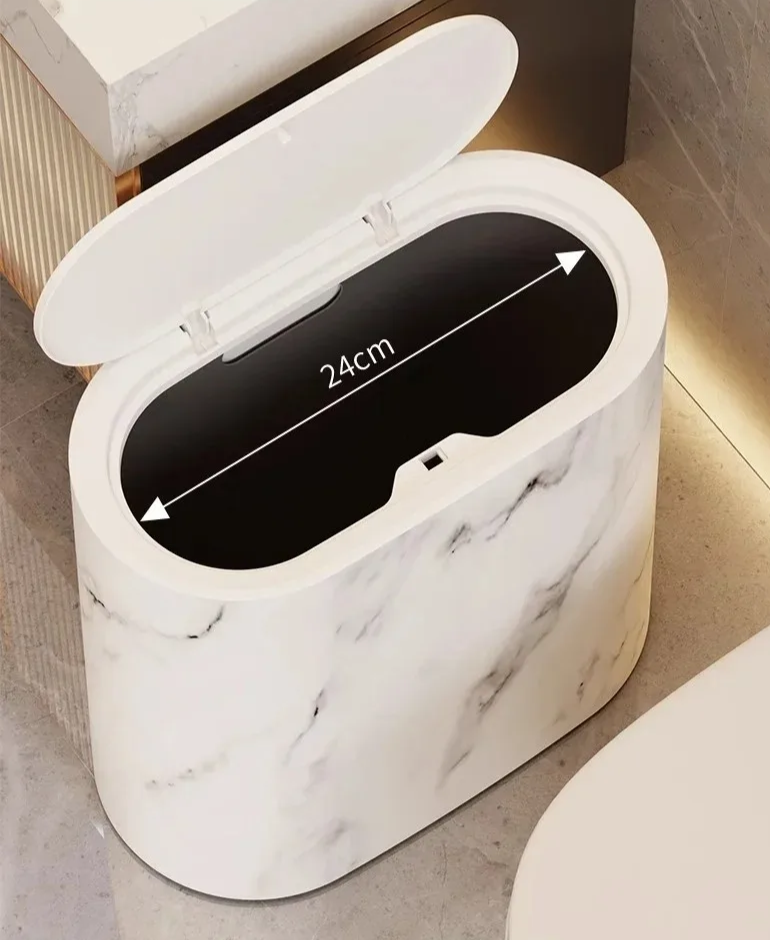 Nordic Marble Design Trash Can zavevo