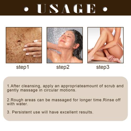 Coffee Body Scrub with Lactic Acid