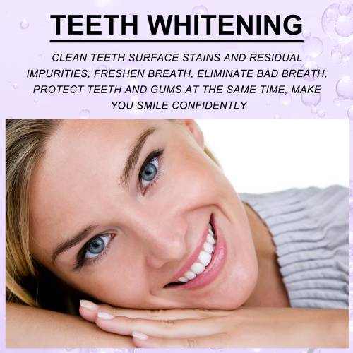 Purple Whitening Toothpaste with Baking Soda