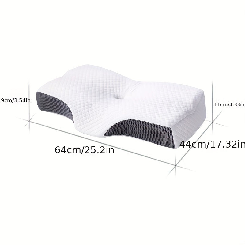 1pc Cooling Memory Foam Shoulder Support Pillow for Side, Back, and Stomach Sleepers - Orthopedic Neck Pain Relief Pillow with Adjustable Cervical Support | zavevo